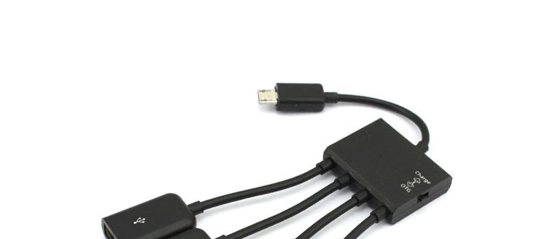 Micro USB OTG One Support Four-band Charging Mobile Phone External Mouse Multi-port Adapter Micro USB OTG One Support Four-band Charging Mobile Phone External Mouse Multi-port Adapter